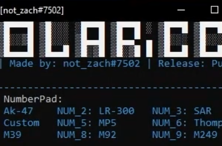 Polar v1.12 | Rust No Recoil Script / Hack