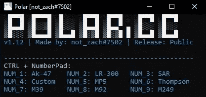  Polar v1.12 | Rust No Recoil Script / Hack